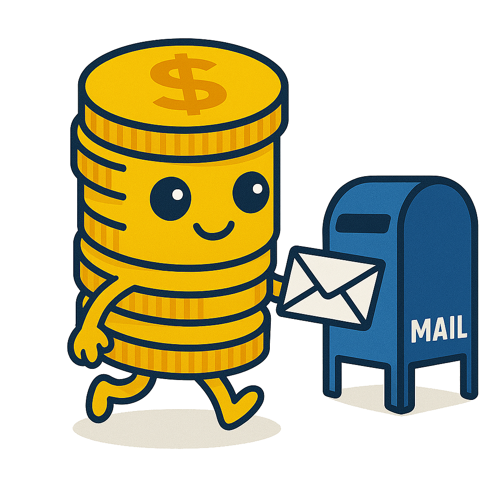 Spara smartast maskot postar ett brev för att kontakta oss