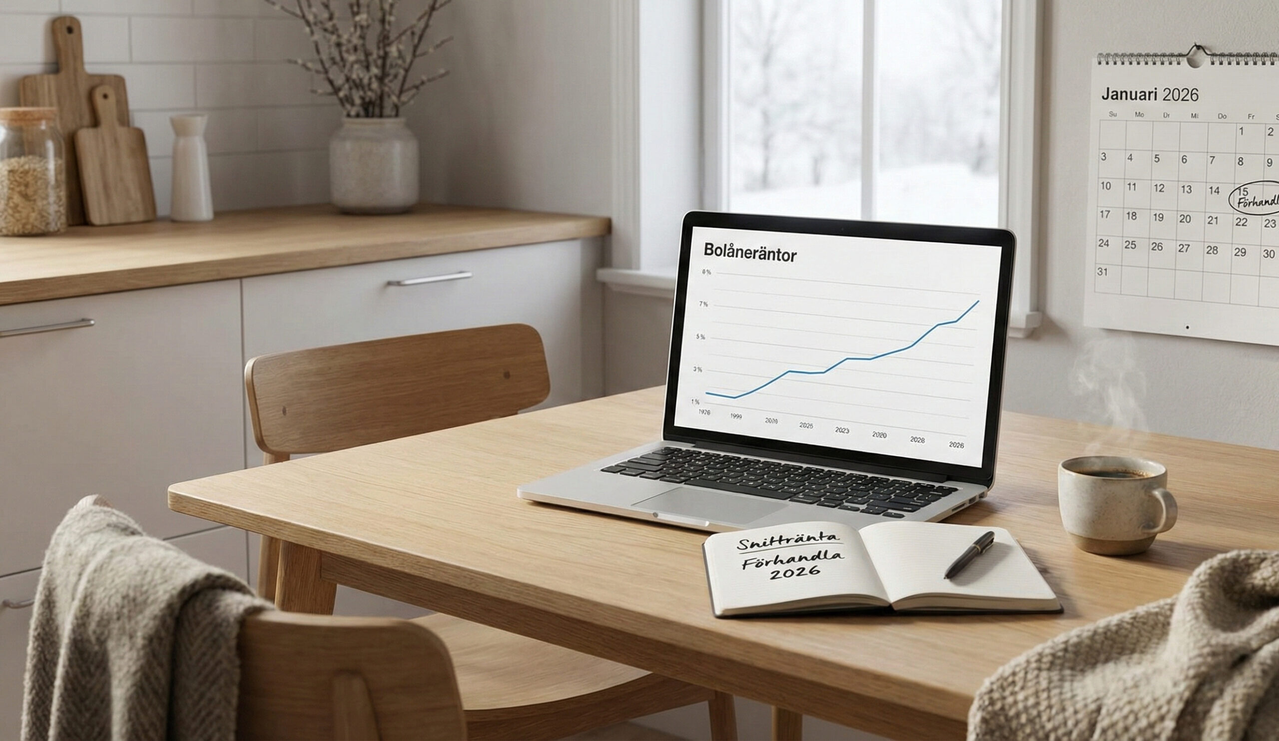 Bolåneräntor 2026 med tips om rörligt eller bundet och hur du förhandlar ner räntan